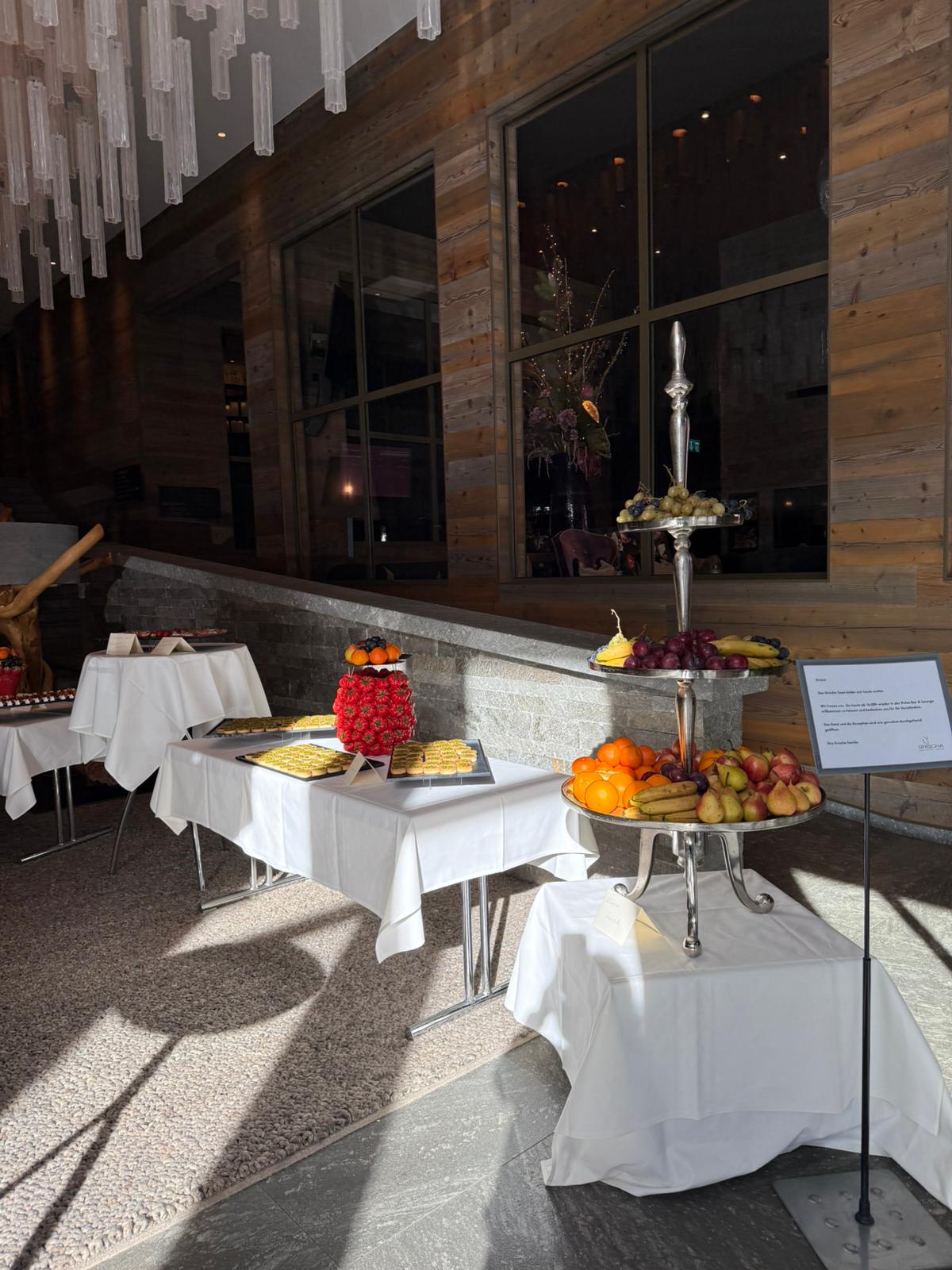 Elegantes Event-Setup mit Premium Catering